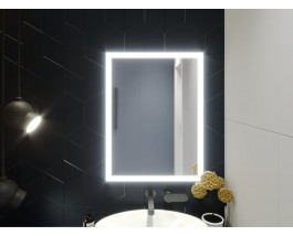 Зеркало для ванной с подсветкой Палаццо 80х100 см